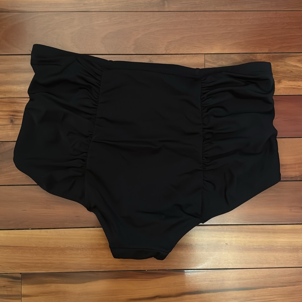 Torrid High-Rise Ruched Bikini Bottom - Picture 2 of 2